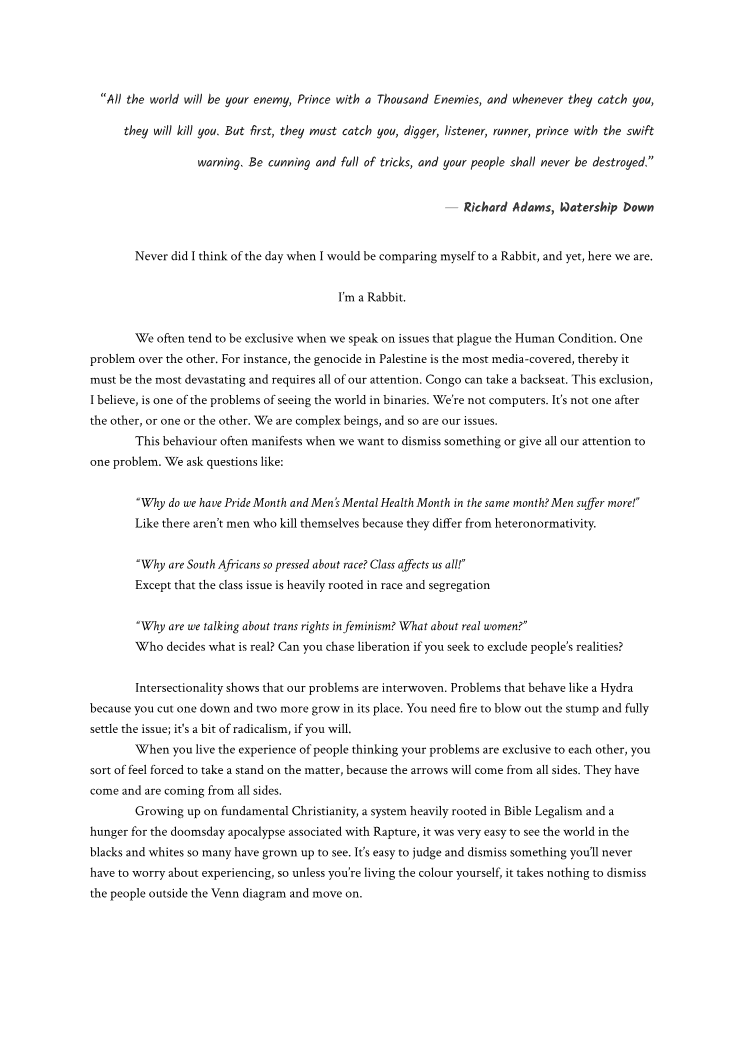 First page of Prince With A Thousand Enemies